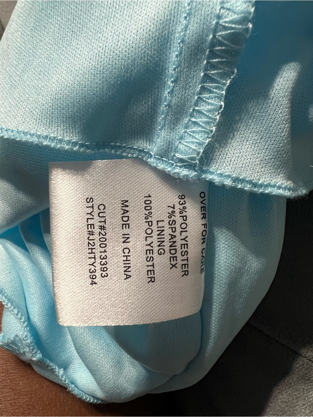 B. Smart Light Blue Sequin Mini Dress - Picture 5 of 11